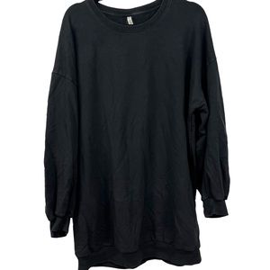 The Group by Babaton Black Oversized Sweater/Dress
